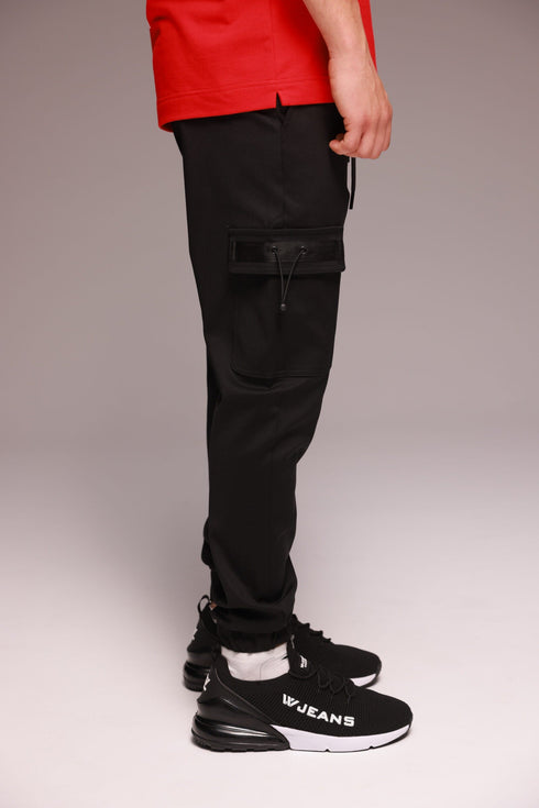 WJeans Cargo for man דגמח מכנס דבליו גינס אופנתי בצבע שחור